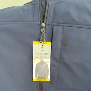 Free Country Men's Softshell Jacket - Navy